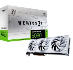 MSI VENTUS GEFORCE RTX 5080 16G 3X OC WHITE scheda video NVIDIA 16 GB GDDR7