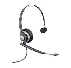 HP Poly Auriculares monoaurales Poly EncorePro HW710 + estuche de transporte + desconexión rápida