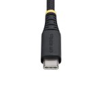 StarTech.com Cable de Carga USB-C Trenzado de TPE y Nailon de 15cm - Cable Cargador USB Tipo C - - Cable Cargador para Portátil o Tablet - Cable de Servicio Pesado - USB 2.0 - PD 60W 3A - Negro