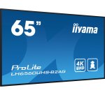 iiyama LH6560UHS-B2AG Écran d'affichage dynamique Carte A numérique 163,8 cm (64.5") LED Wifi 500 cd/m² 4K Ultra HD Noir Intégré dans le processeur Android 11 24/7