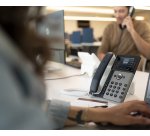 HP Poly Téléphone IP Poly Edge E300 compatible PoE