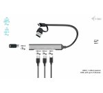 i-tec USB-C/USB-A Metal HUB 1x USB 3.0 + 3x USB 2.0
