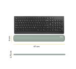 Fellowes Keyboard Wrist Rest Breyta Keyboard Wrist Support with Antibacterial Protection Ergonomic Wrist Support Sage