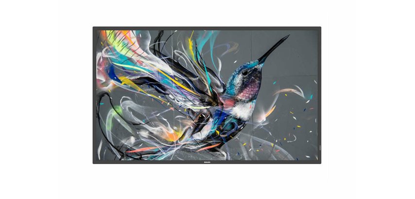 Philips 50BDL3650QE/00 Signage Display Digital signage flat panel 125.7 cm (49.5") Wi-Fi 350 cd/m² 4K Ultra HD Black Built-in processor Android 10
