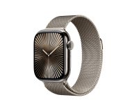 Apple Watch Series 10 OLED 42 mm Numérique 374 x 446 pixels Écran tactile 4G Titane Wifi GPS (satellite)