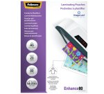 Pochettes de plastification Fellowes A5 - 2 x 80 µ - Brillant - Boîte de 25