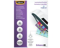 Pochettes de plastification Fellowes A5 - 2 x 80 µ - Brillant - Boîte de 25