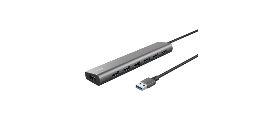 Trust Halyx USB 3.2 Gen 1 (3.1 Gen 1) Type-A 5000 Mbit/s Argent