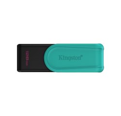 Kingston Technology DataTraveler 128GB Portable USB 3.2 Gen 1 Exodia S (Black/Turquoise)