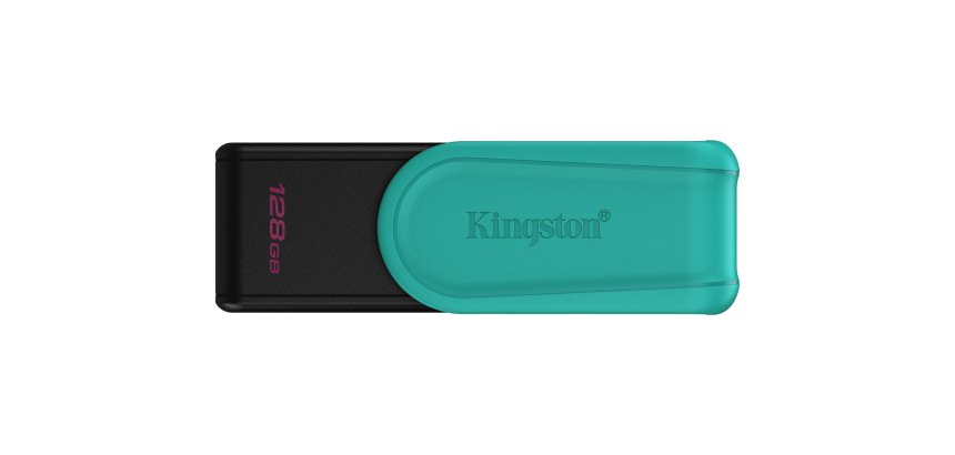 Kingston Technology DataTraveler 128GB Portable USB 3.2 Gen 1 Exodia S (Noir/Turquoise)