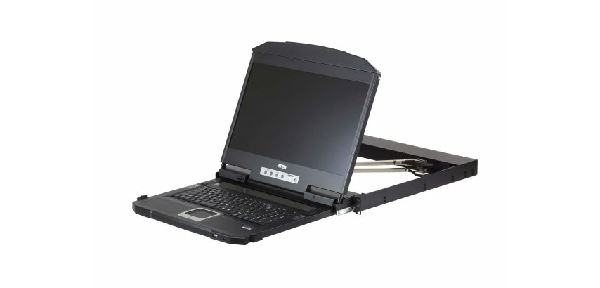 ATEN CL3800NW console a rack 47 cm (18.5") 1920 x 1080 Pixel Metallo, Plastica Nero 1U