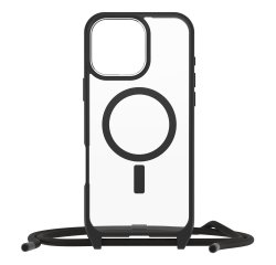 OtterBox React Necklace Series para MagSafe para iPhone 16 Pro Max, Black Crystal