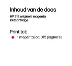 HP 912 originele magenta inktcartridge