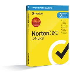 Norton 360 Deluxe 2024 | Antivirus per 3 dispositivi | Licenza di 1 anno | Secure VPN e Password Manager | PC, Mac, tablet e smartphone