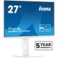 iiyama ProLite XUB2797HSU-W2 écran plat de PC 68,6 cm (27") 1920 x 1080 pixels Full HD LED Blanc