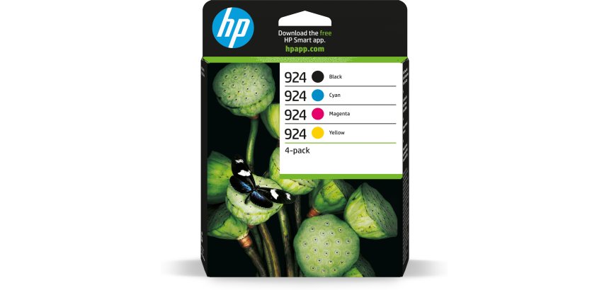 HP 924 Pack de 4 Cartouches d’encre authentiques CMJN