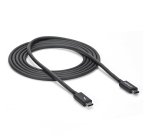 StarTech.com 2m (6.6ft) Thunderbolt 3 Cable, 20Gbps, 100W PD, 4K, Thunderbolt Certified, Compatible with Thunderbolt 4/USB 3.2/DisplayPort