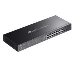 TP-Link Omada ES220GMP commutateur réseau Géré L2 Gigabit Ethernet (10/100/1000) Connexion Ethernet, supportant l'alimentation via ce port (PoE) Noir
