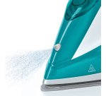 Polti Vaporella Quick & Slide QS210 Ferro a vapore Alluminio 2400 W Verde, Bianco