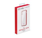 Celly Laser Matt custodia per cellulare 16,5 cm (6.5") Cover Trasparente, Rosso
