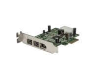 StarTech.com Scheda adattatore PCI Express FireWire 2b 1a 1394 a basso profilo - 3 porte