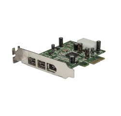 StarTech.com Scheda adattatore PCI Express FireWire 2b 1a 1394 a basso profilo - 3 porte