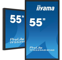 iiyama TF5539AS-B1AG computer monitor 138,7 cm (54.6") 3840 x 2160 Pixels 4K Ultra HD LED Touchscreen Zwart