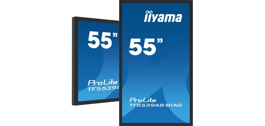 iiyama TF5539AS-B1AG Écran d'affichage dynamique En forme de kiosk 138,7 cm (54.6") LED 435 cd/m² 4K Ultra HD Noir Écran tactile Intégré dans le processeur Android 11 24/7