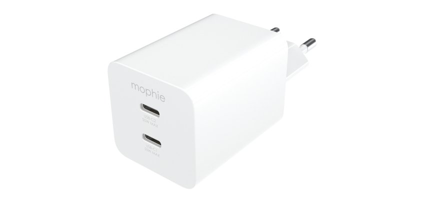 mophie essentials 409911854 chargeur d'appareils mobiles Universel Blanc Secteur Charge rapide Intérieure