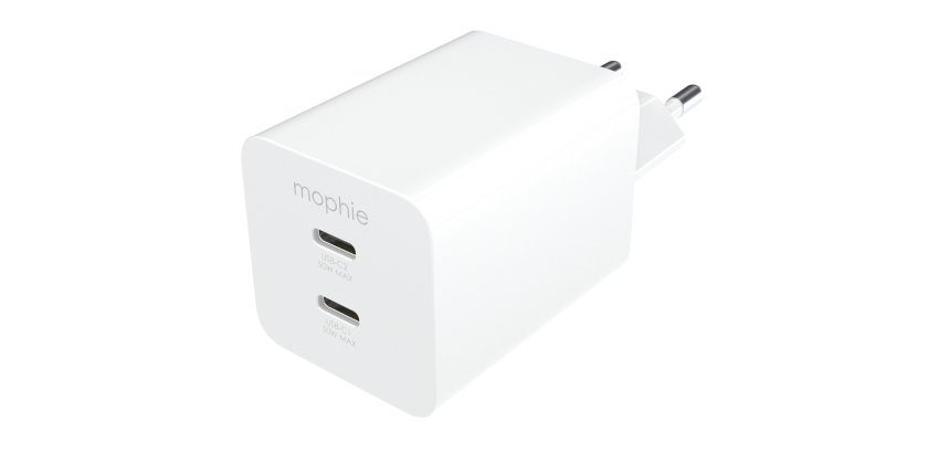 mophie essentials 409911854 chargeur d'appareils mobiles Universel Blanc Secteur Charge rapide Intérieure