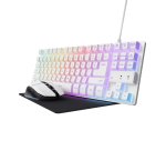 Trust GXT 794W tastiera Mouse incluso Gaming USB QWERTY Italiano Bianco