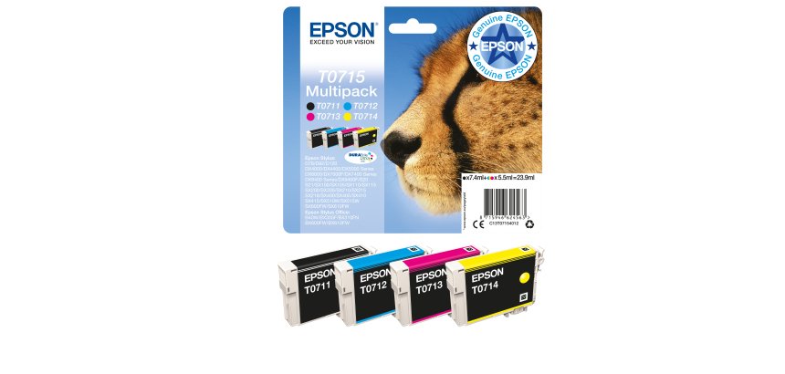 Epson Multipack 4-colours T0715 DURABrite Ultra Ink