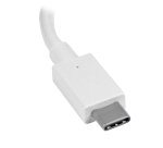 StarTech.com Adaptateur vidéo USB-C vers HDMI - M/F - Ultra HD 4K - Blanc