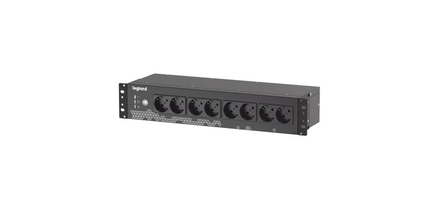 Legrand Keor ASI PDU 800VA FR/GR/IT INPUT 8 GR/IT OUTPUT BLACK uninterruptible power supply (UPS) Standby (Offline) 0.8 kVA 480 W 8 AC outlet(s)