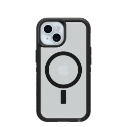 OtterBox Defender XT Clear pour MagSafe Series pour Apple iPhone 16e/15/14/13, transparente/noir