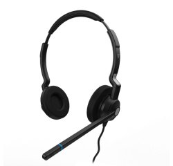 V7 Auriculares con cable para centro de llamadas binuaral QD