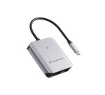 Conceptronic BIAN09G lettore di schede USB 3.2 Gen 2 Type-C Grigio
