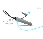 i-tec USB-C/USB-A Metal HUB 6 port (3x USB-C, 3x USB-A), LAN, Power Delivery 85W