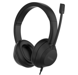 Nilox NXAUSB02 auricular y casco Auriculares Alámbrico Llamadas/Música USB tipo A Negro
