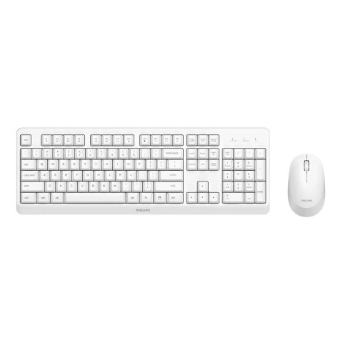 Philips 3000 series SPT6307WL/16 teclado Ratón incluido Universal RF inalámbrico QWERTY Inglés Blanco