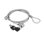 Conceptronic CNBSLOCK15T cable antirrobo Plata 1,5 m