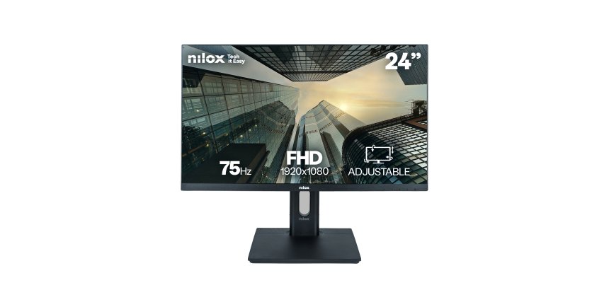 Nilox NXM24REGWEB01 Monitor PC 60,5 cm (23.8") 1920 x 1080 Pixel Full HD LED Nero