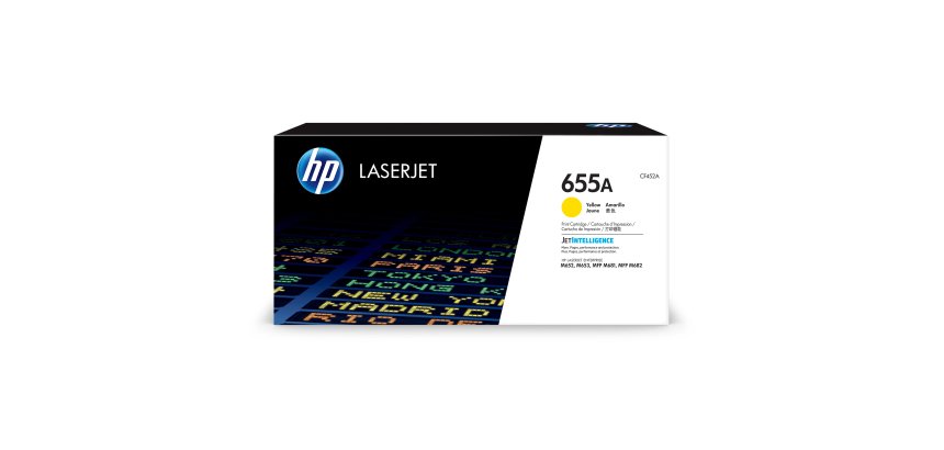 HP 655A Toner LaserJet jaune authentique