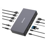 Verbatim CDS-17 Avec fil USB 3.2 Gen 1 (3.1 Gen 1) Type-C Noir, Gris