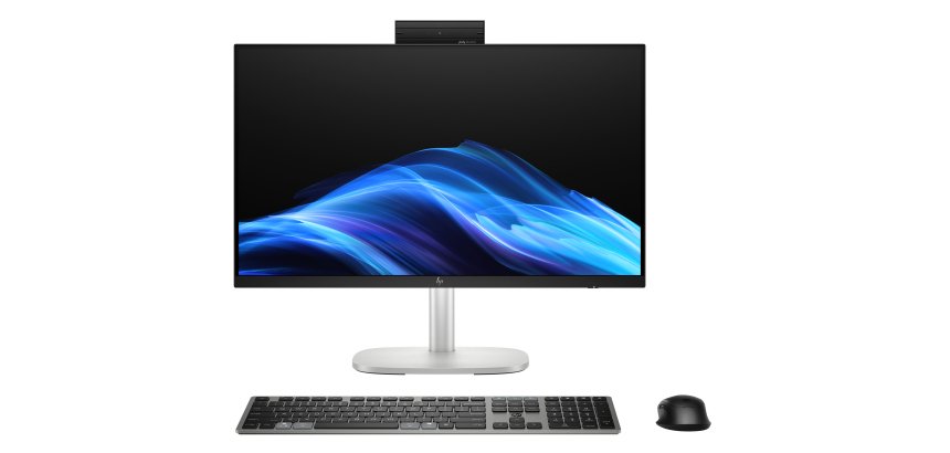 HP EliteStudio 8 G1i AI PC Wolf Pro Security Edition Intel Core Ultra 7 265 60,5 cm (23.8") 1920 x 1080 pixels Écran tactile PC All-in-One 16 Go DDR5-SDRAM 512 Go SSD Windows 11 Pro Wi-Fi 6E (802.11ax) Argent