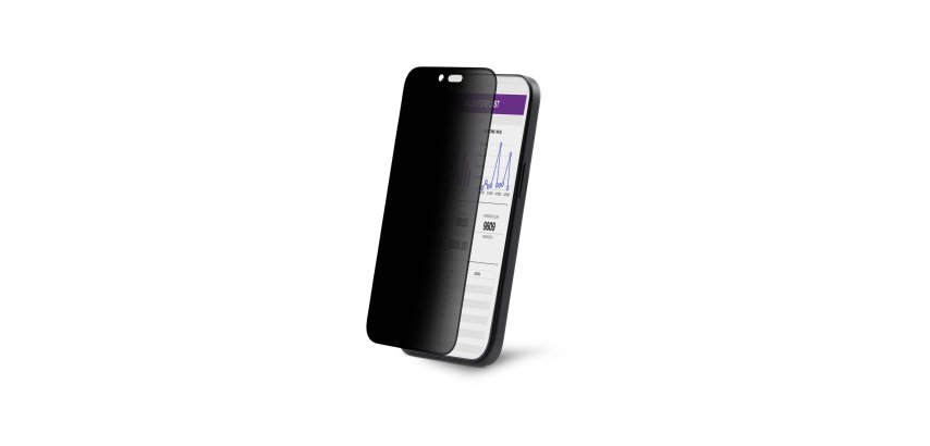 StarTech.com Filtre de Confidentialité pour iPhone 16 à 4 Directions et 360&deg;, Supporte l'Orientation Portrait/Paysage, Tactile, Protection en Verre Trempé, Filtre à 4 Directions, TAA