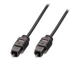 Lindy 35210 cable de audio 0,5 m Toslink Negro