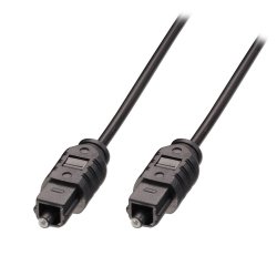 Lindy 35210 cable de audio 0,5 m Toslink Negro
