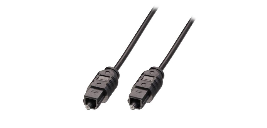 Lindy 35210 cable de audio 0,5 m Toslink Negro