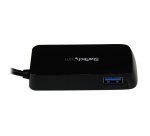 StarTech.com Hub Mini USB 3.0 (5Gbps) SuperSpeed a 4 porte portatile - Nero